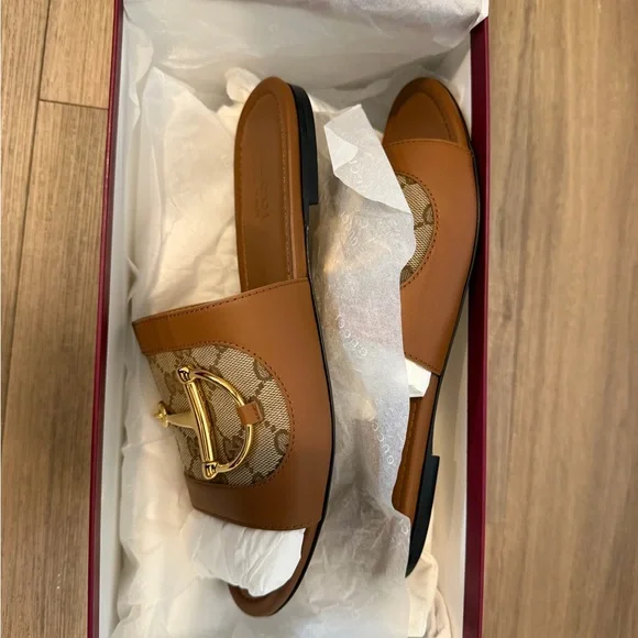 Gucci Horsebit Slide Sandals NIB - Picture 8 of 8